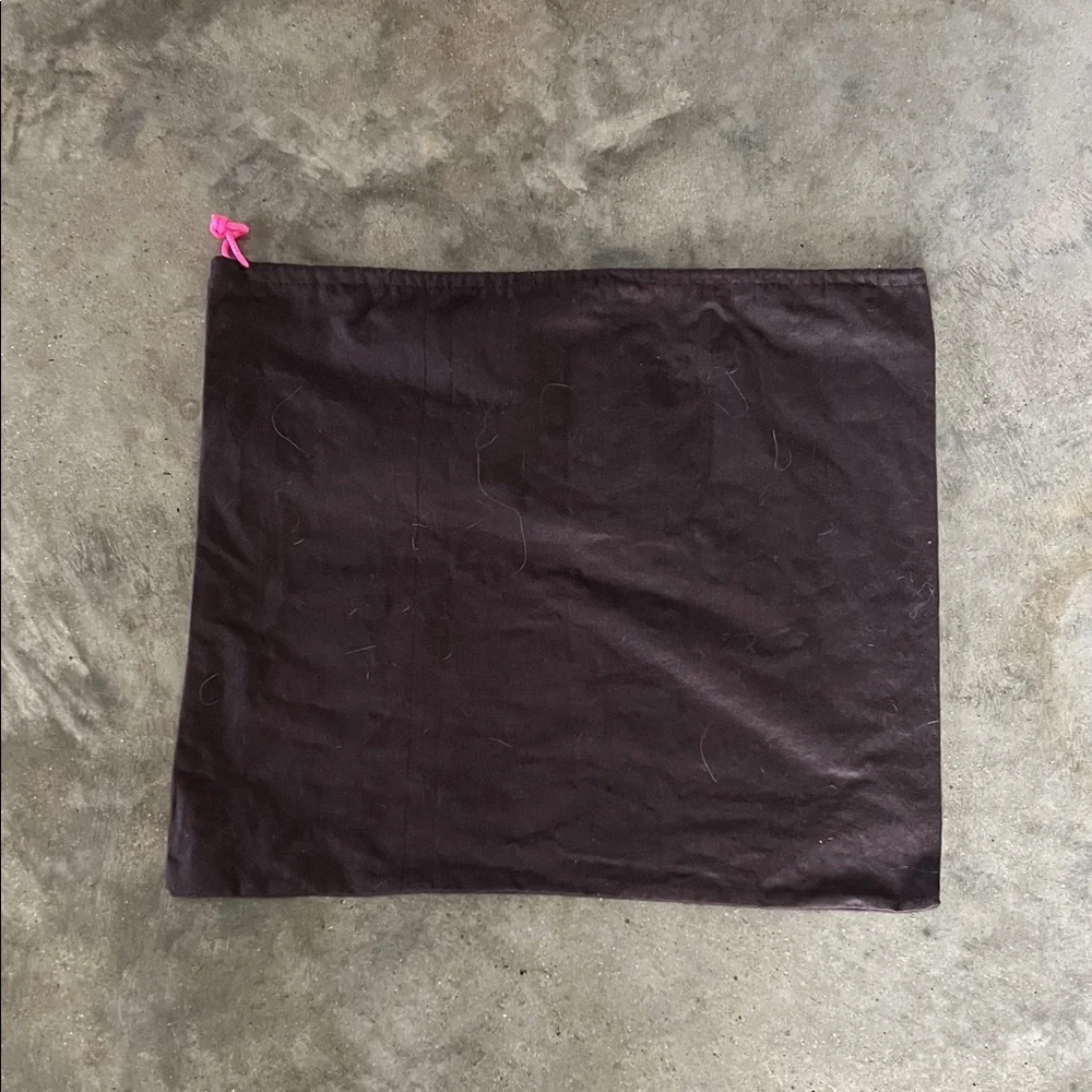Authentic kate spade brown dust bag with gold logo